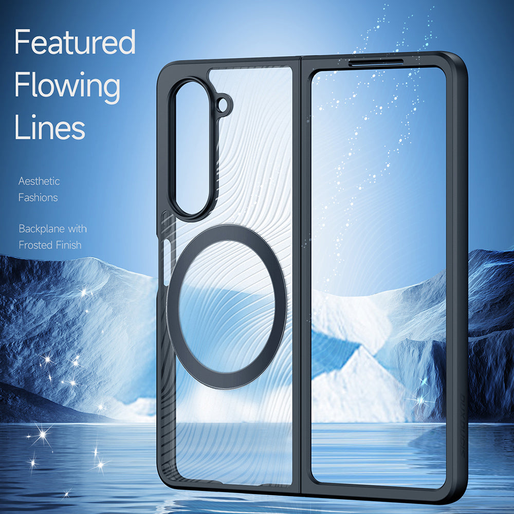 Калъф MagSafe за Samsung Galaxy Z Fold5 F946, DUX DUCIS, Aimo, Черен