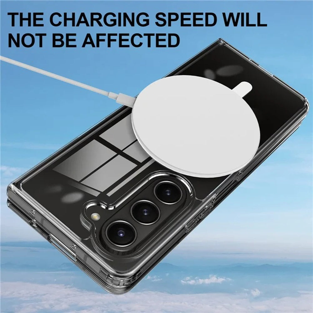 Калъф MagSafe за Samsung Galaxy Z Fold6 F956, Techsuit, Pro, Прозрачен