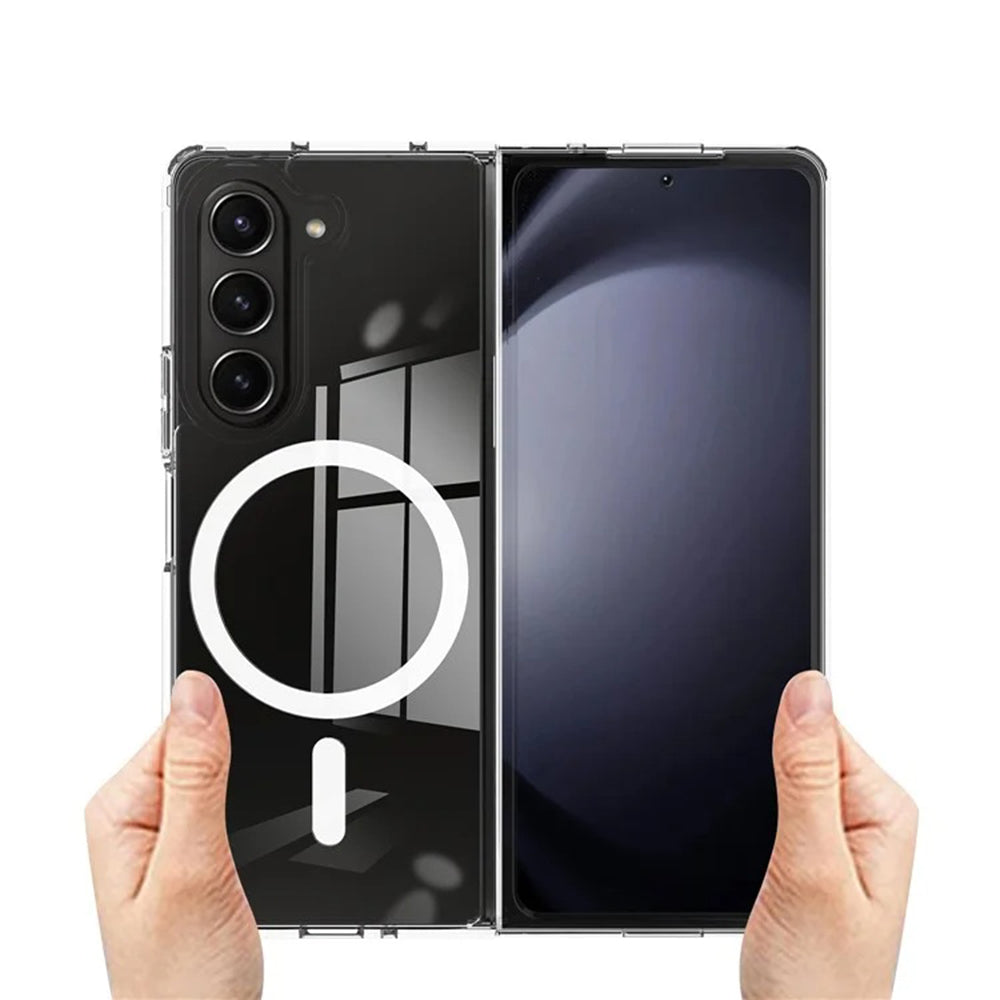 Калъф MagSafe за Samsung Galaxy Z Fold6 F956, Techsuit, Pro, Прозрачен