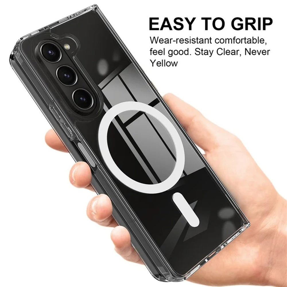 Калъф MagSafe за Samsung Galaxy Z Fold6 F956, Techsuit, Pro, Прозрачен