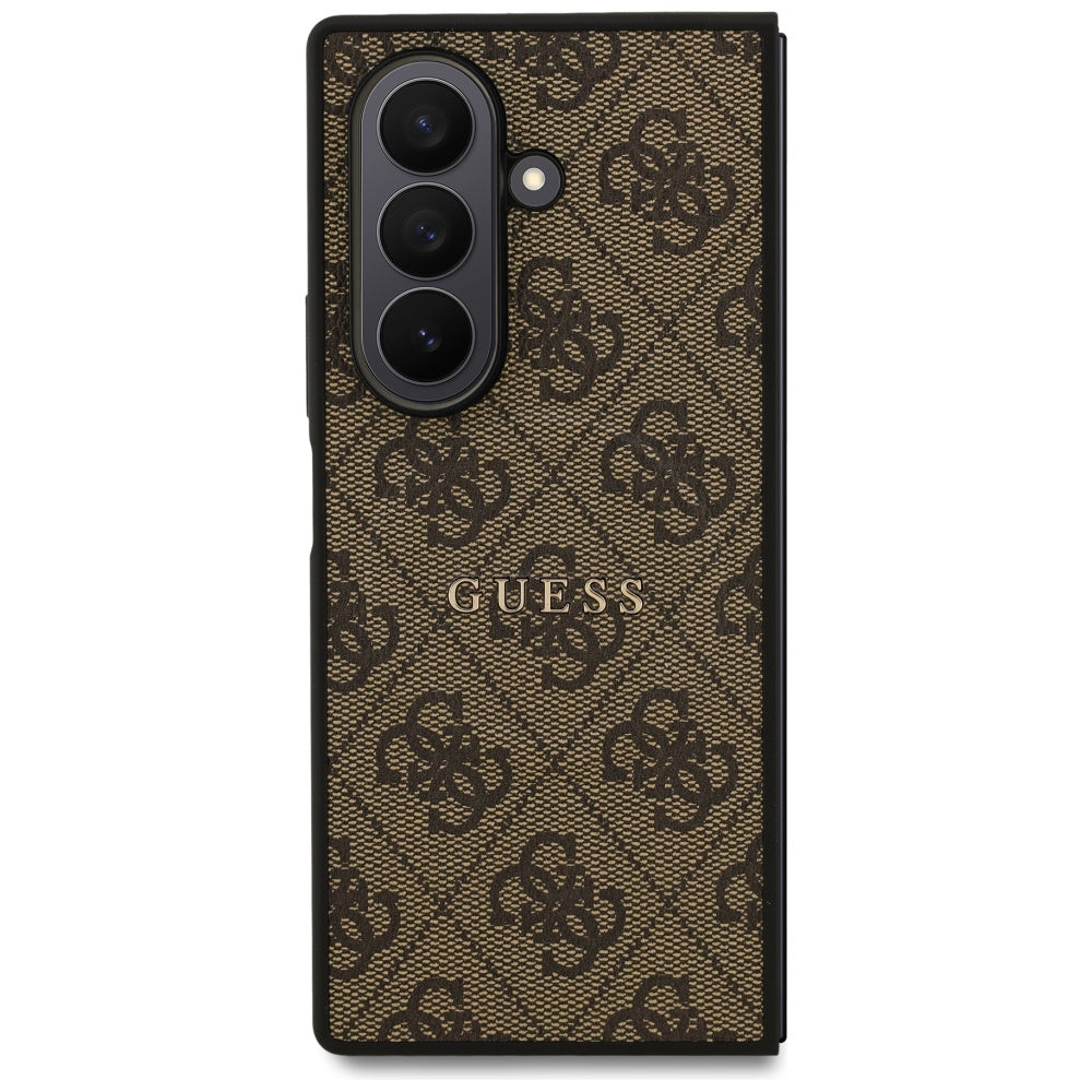 Калъф MagSafe за Samsung Galaxy Z Fold7 F966, Guess, 4G Classic, Кафяв