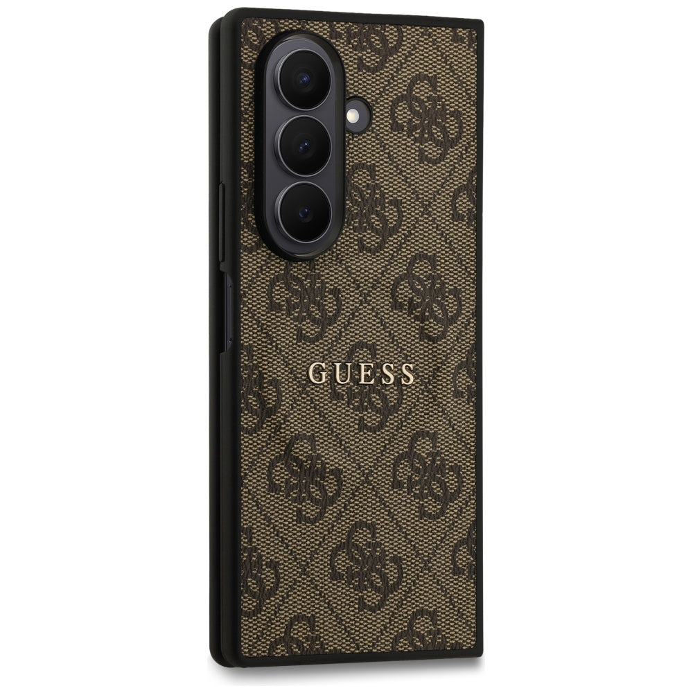 Калъф MagSafe за Samsung Galaxy Z Fold7 F966, Guess, 4G Classic, Кафяв