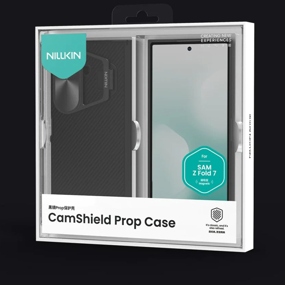 Калъф MagSafe за Samsung Galaxy Z Fold7 F966, Nillkin, CamShield Prop с метално покритие за обектива, черен
