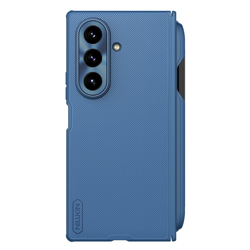 Калъф MagSafe за Samsung Galaxy Z Fold7 F966, Nillkin, Super Frosted Shield с държач за писалка, Син