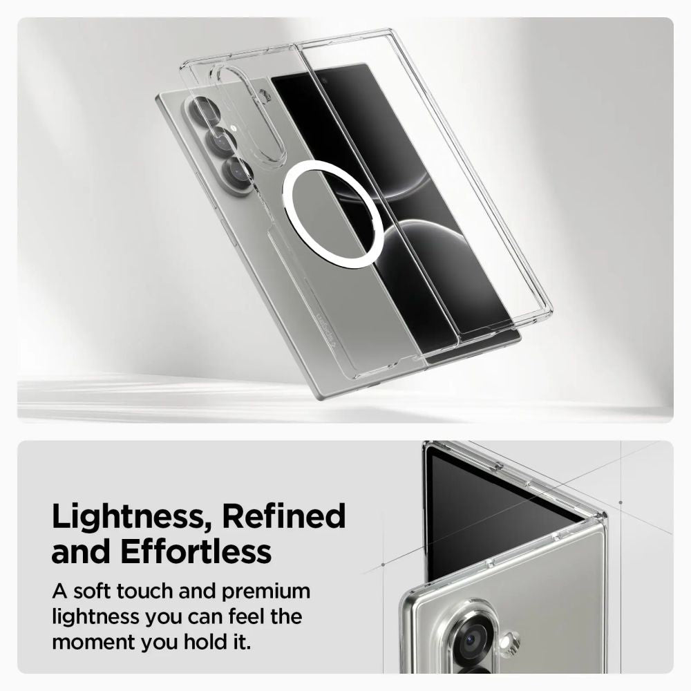 Калъф MagSafe за Samsung Galaxy Z Fold7 F966, Spigen, Air Skin, Прозрачен ACS09545