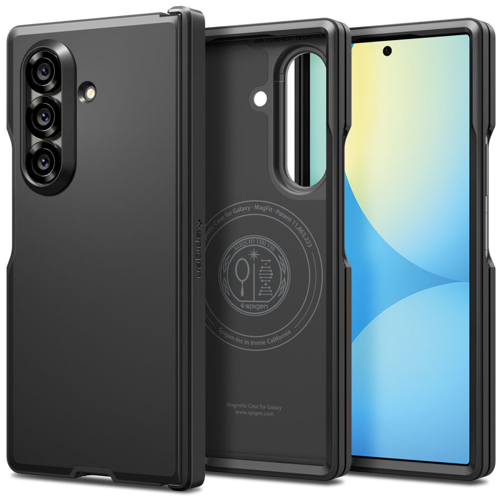 Калъф MagSafe за Samsung Galaxy Z Fold7 F966, Spigen, Tough Armor Pro, Черен ACS09549