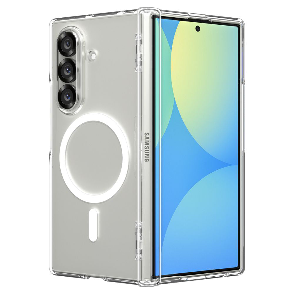 Калъф MagSafe за Samsung Galaxy Z Fold7 F966, Spigen, Ultra Hybrid Pro, Прозрачен ACS09546
