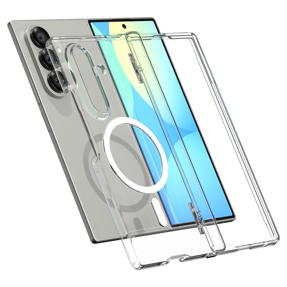Калъф MagSafe за Samsung Galaxy Z Fold7 F966, Spigen, Ultra Hybrid Pro, Прозрачен ACS09546