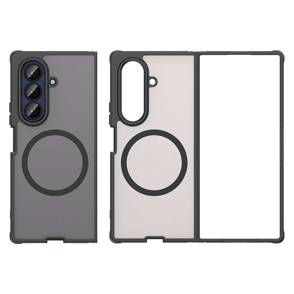 Калъф MagSafe за Samsung Galaxy Z Fold7 F966, Techsuit, HaloFrost II, Черен