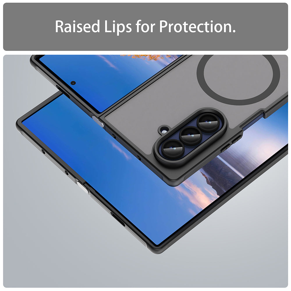 Калъф MagSafe за Samsung Galaxy Z Fold7 F966, Techsuit, HaloFrost II, Черен
