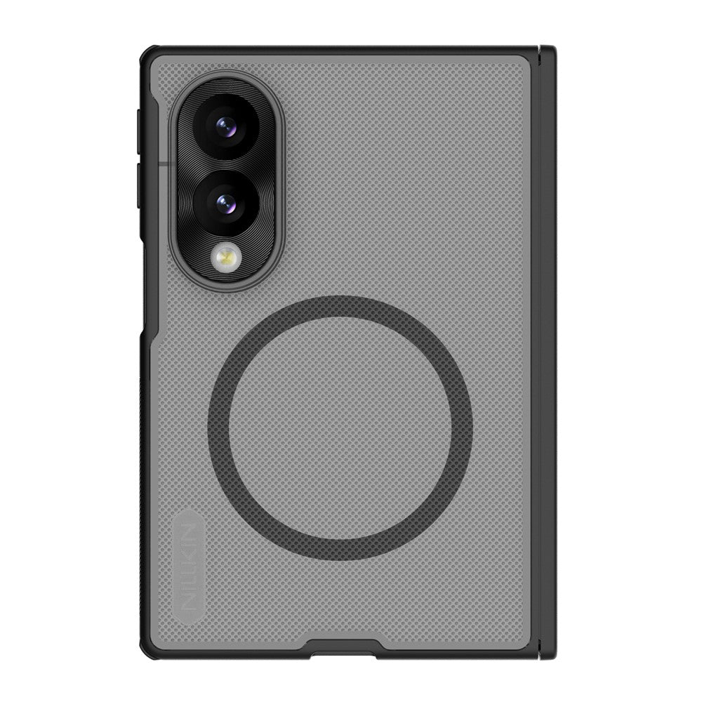 Калъф MagSafe за Samsung Galaxy Z Fold8 F971, Nillkin, Super Frosted Shield, Черен прозрачен