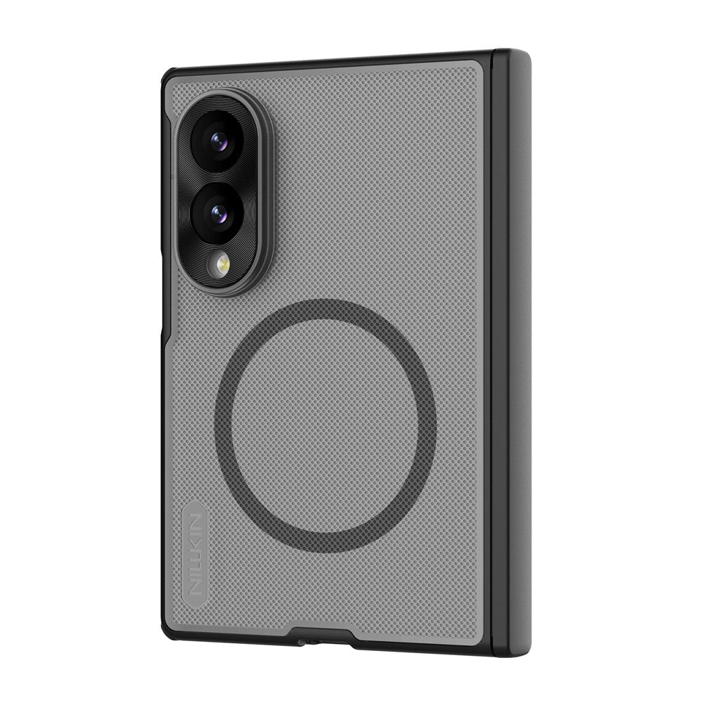 Калъф MagSafe за Samsung Galaxy Z Fold8 F971, Nillkin, Super Frosted Shield, Черен прозрачен