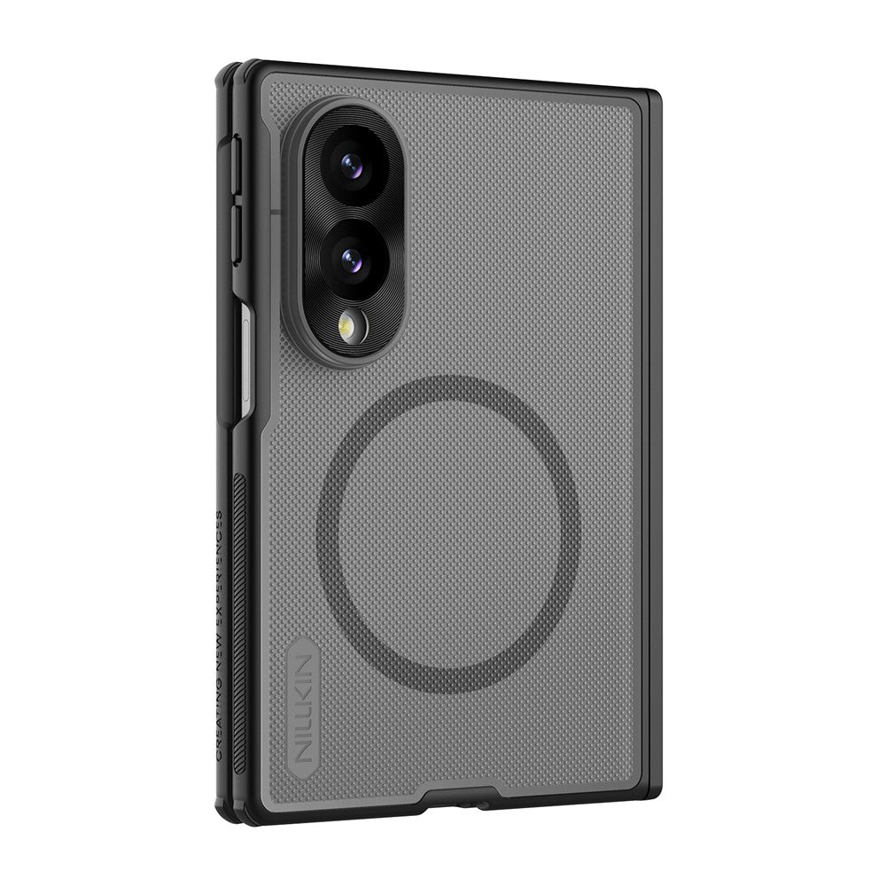 Калъф MagSafe за Samsung Galaxy Z Fold8 F971, Nillkin, Super Frosted Shield, Черен прозрачен