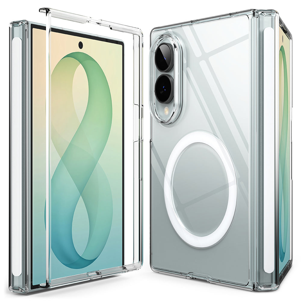 MagSafe Case for Samsung Galaxy Z Fold8 F971, Ringke, Fusion Air Flap, Transparent