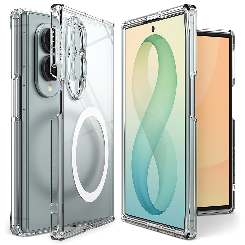 Калъф MagSafe за Samsung Galaxy Z Fold8 F971, Ringke, Fusion, прозрачен