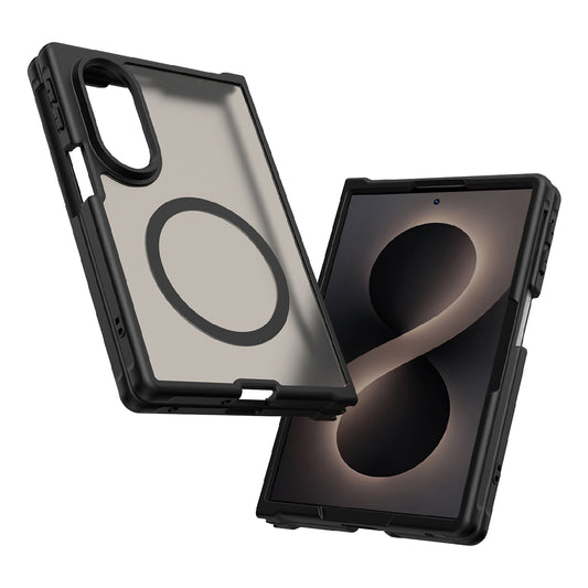 Калъф MagSafe за Samsung Galaxy Z Fold8 F971, Techsuit, HaloFrost II, Черен
