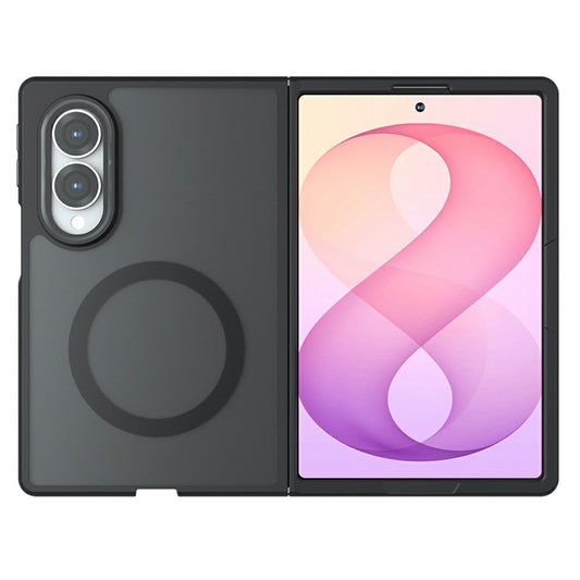 Калъф MagSafe за Samsung Galaxy Z Fold8 F971, Techsuit, PureFrost, Черен сатен