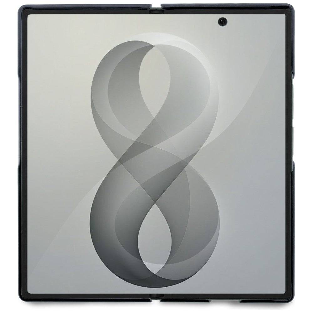 Калъф MagSafe за Samsung Galaxy Z Fold8 Ultra F976, Guess, Ring Stand Grained Classic Logo, Бежов