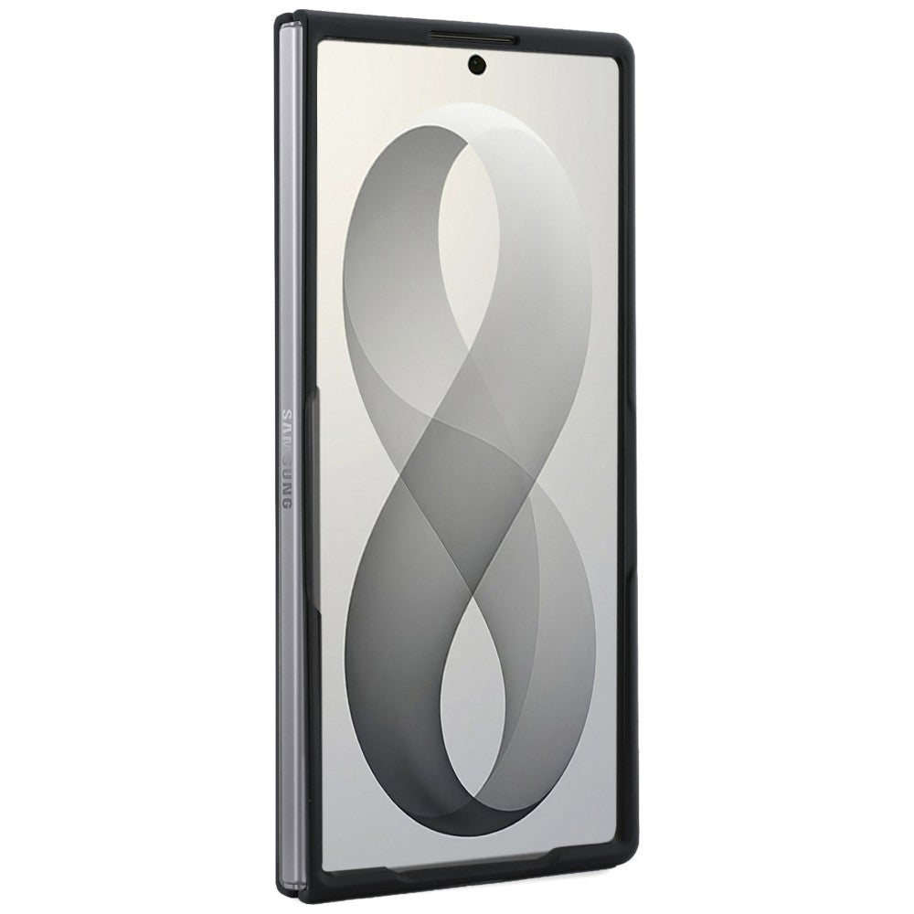 Калъф MagSafe за Samsung Galaxy Z Fold8 Ultra F976, Guess, Ring Stand Grained Classic Logo, Бежов