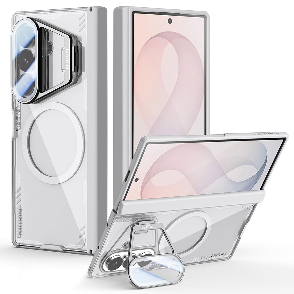Калъф MagSafe за Samsung Galaxy Z Fold8 Ultra F976, Nillkin, Iceblade Prop с изрез за камера, Сив