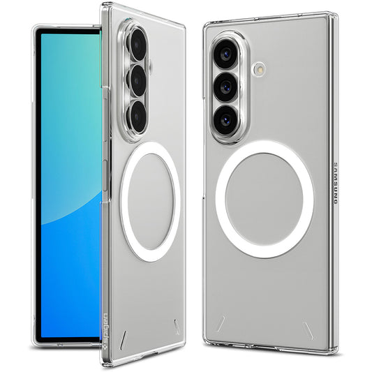 Калъф MagSafe за Samsung Galaxy Z Fold8 Ultra F976, Spigen, Air Skin, Прозрачен бял ACS11505
