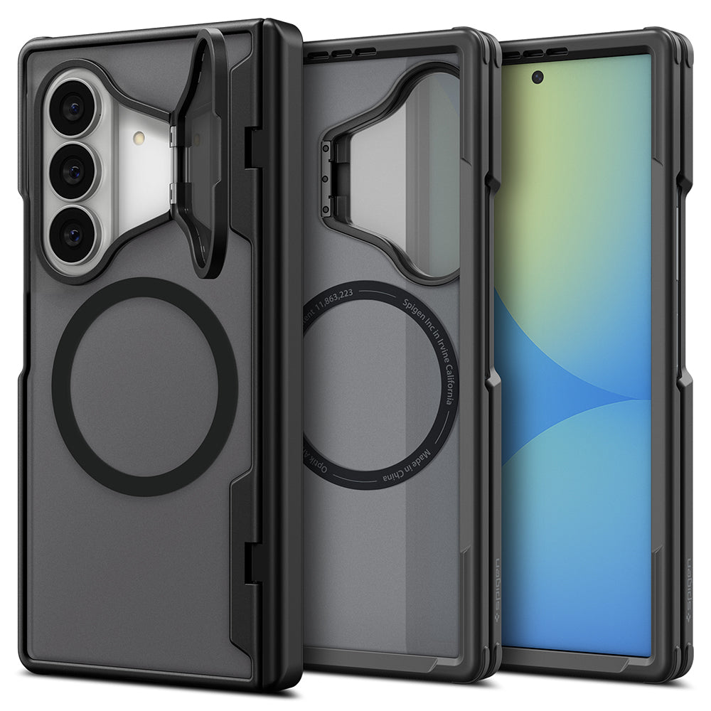 Калъф MagSafe за Samsung Galaxy Z Fold8 Ultra F976, Spigen, Optik Armor Pro, Черен ACS11500