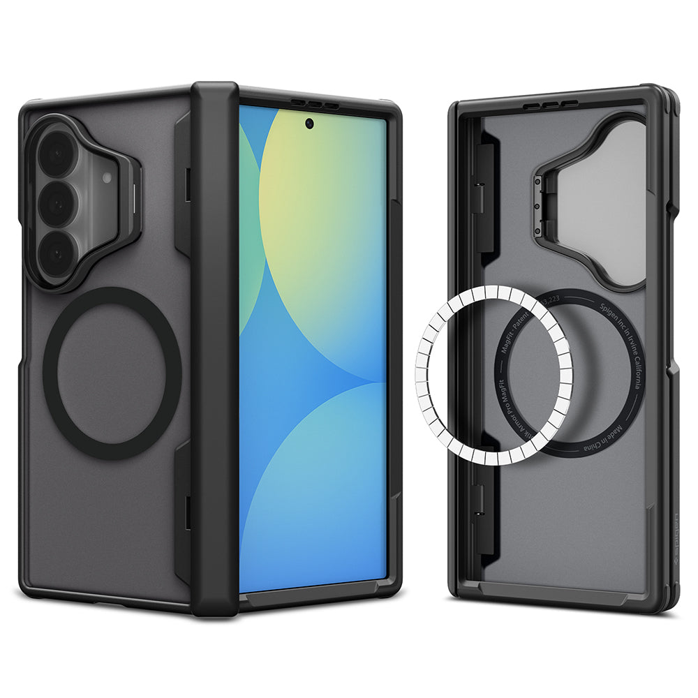 Калъф MagSafe за Samsung Galaxy Z Fold8 Ultra F976, Spigen, Optik Armor Pro, Черен ACS11500