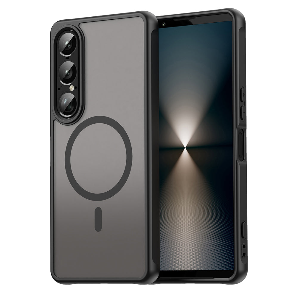 Калъф MagSafe за Sony Xperia 1 VII, Techsuit, HaloFrost II, Черен