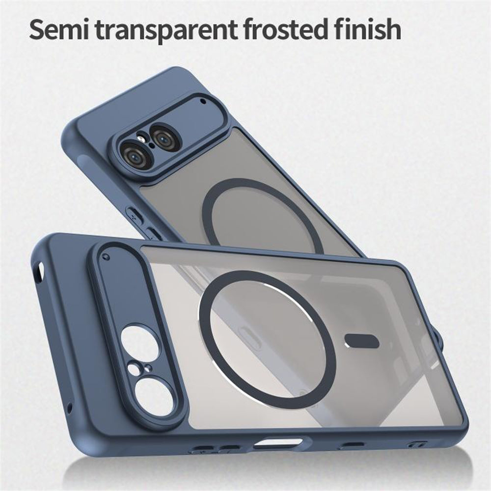 Калъф MagSafe за Sony Xperia 10 VII, Techsuit, HaloFrost II, Тъмносин