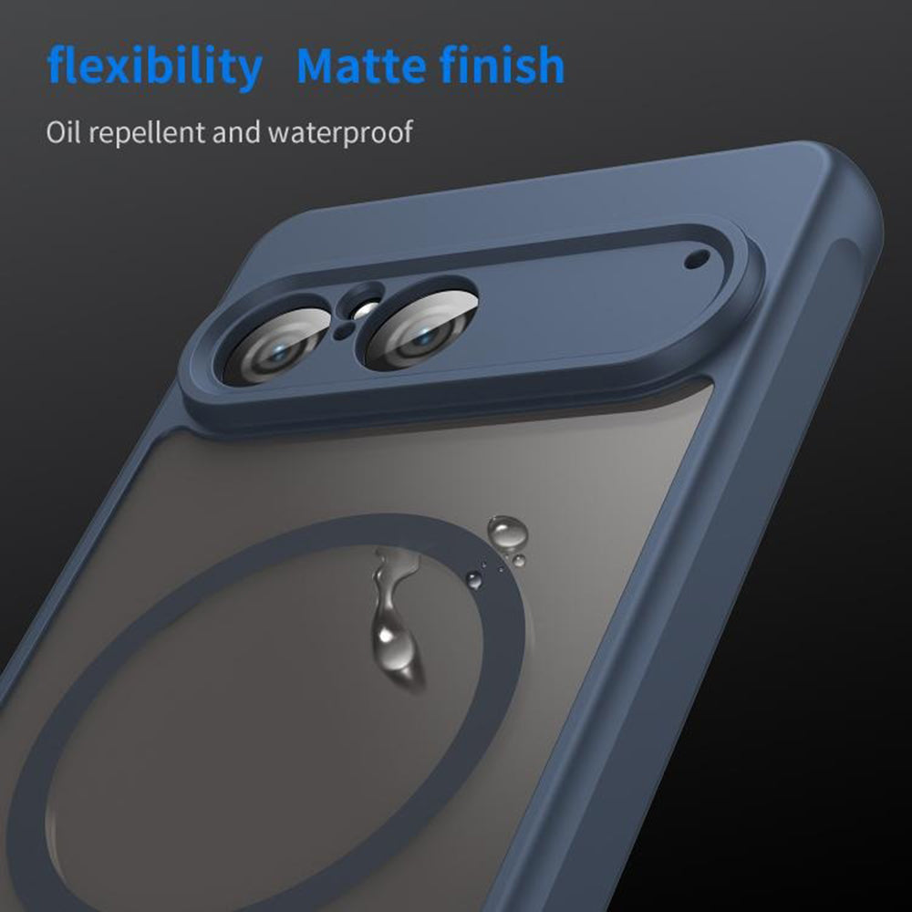 Калъф MagSafe за Sony Xperia 10 VII, Techsuit, HaloFrost II, Тъмносин