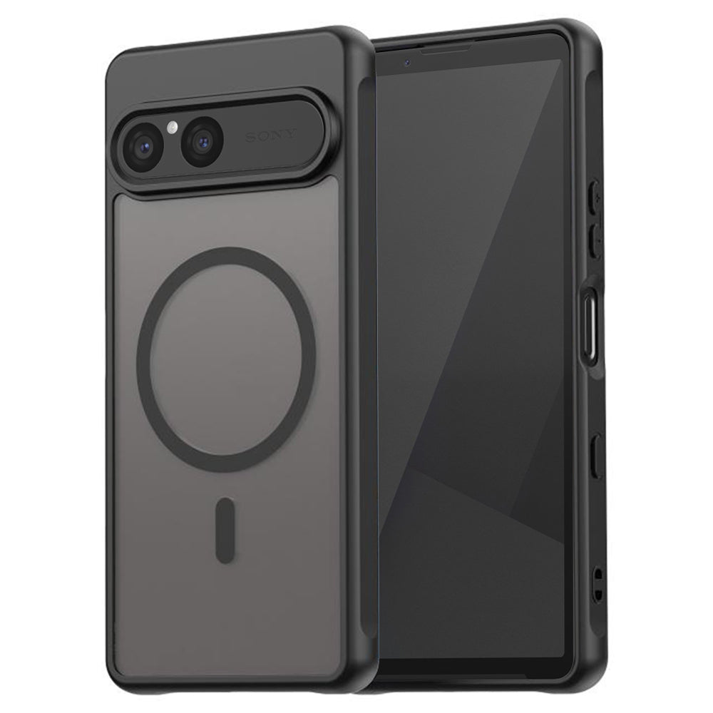 Калъф MagSafe за Sony Xperia 10 VII, Techsuit, HaloFrost II, Черен