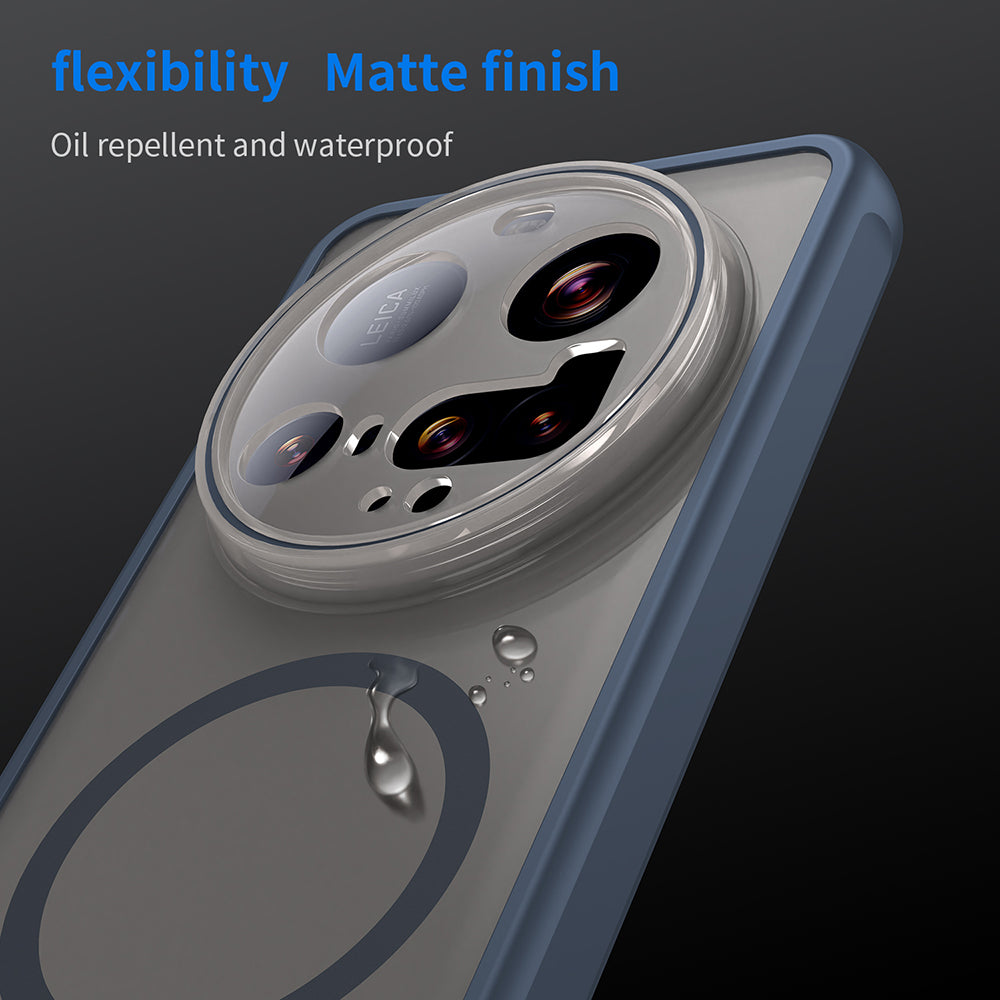Калъф MagSafe за Xiaomi 15 Ultra, Techsuit, HaloFrost II, Тъмносин