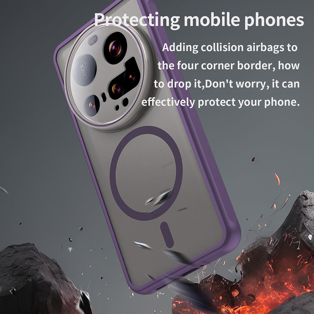 Калъф MagSafe за Xiaomi 15 Ultra, Techsuit, HaloFrost II, Лилав