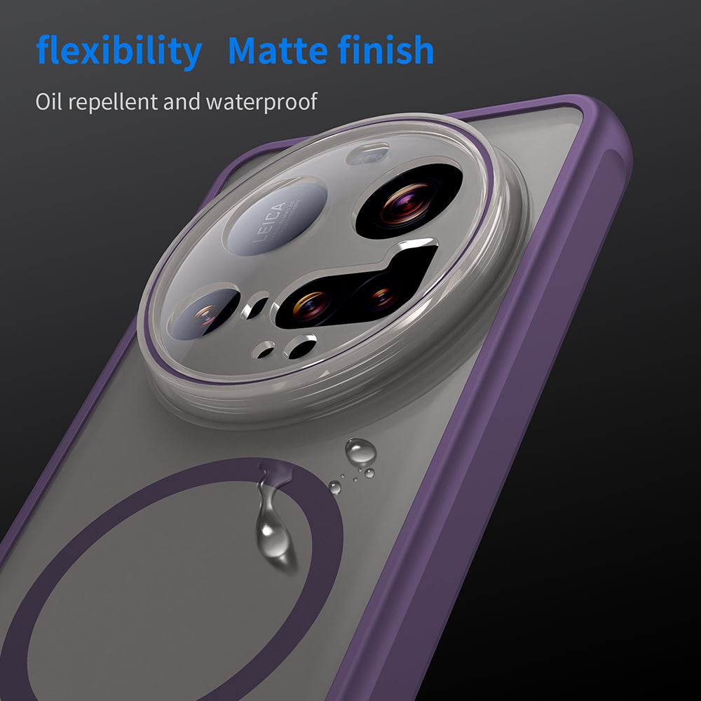 Калъф MagSafe за Xiaomi 15 Ultra, Techsuit, HaloFrost II, Лилав