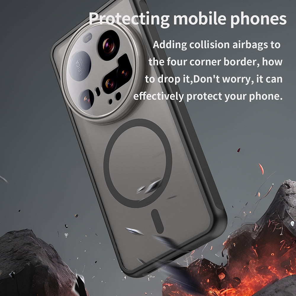 Калъф MagSafe за Xiaomi 15 Ultra, Techsuit, HaloFrost II, Черен