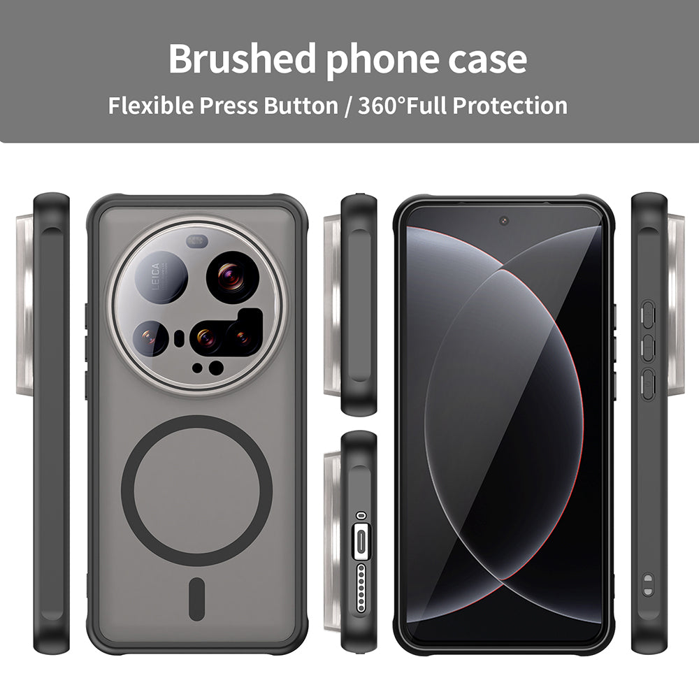 Калъф MagSafe за Xiaomi 15 Ultra, Techsuit, HaloFrost II, Черен