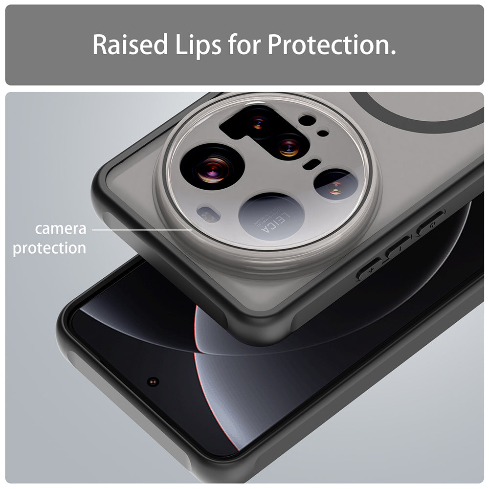 Калъф MagSafe за Xiaomi 15 Ultra, Techsuit, HaloFrost II, Черен