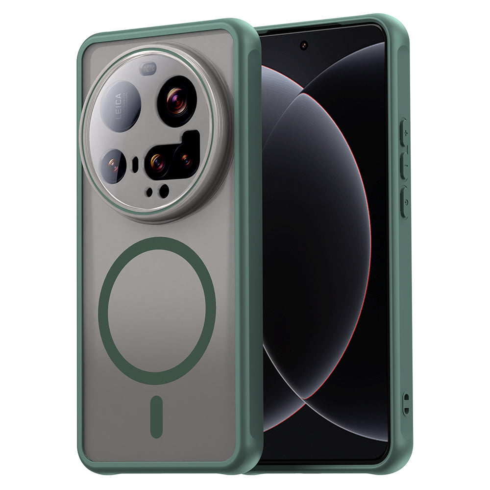 Калъф MagSafe за Xiaomi 15 Ultra, Techsuit, HaloFrost II, Зелен