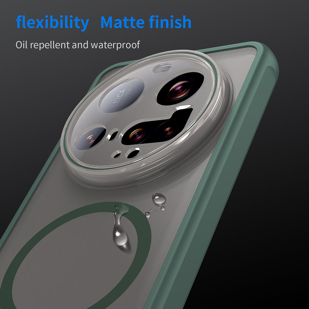Калъф MagSafe за Xiaomi 15 Ultra, Techsuit, HaloFrost II, Зелен
