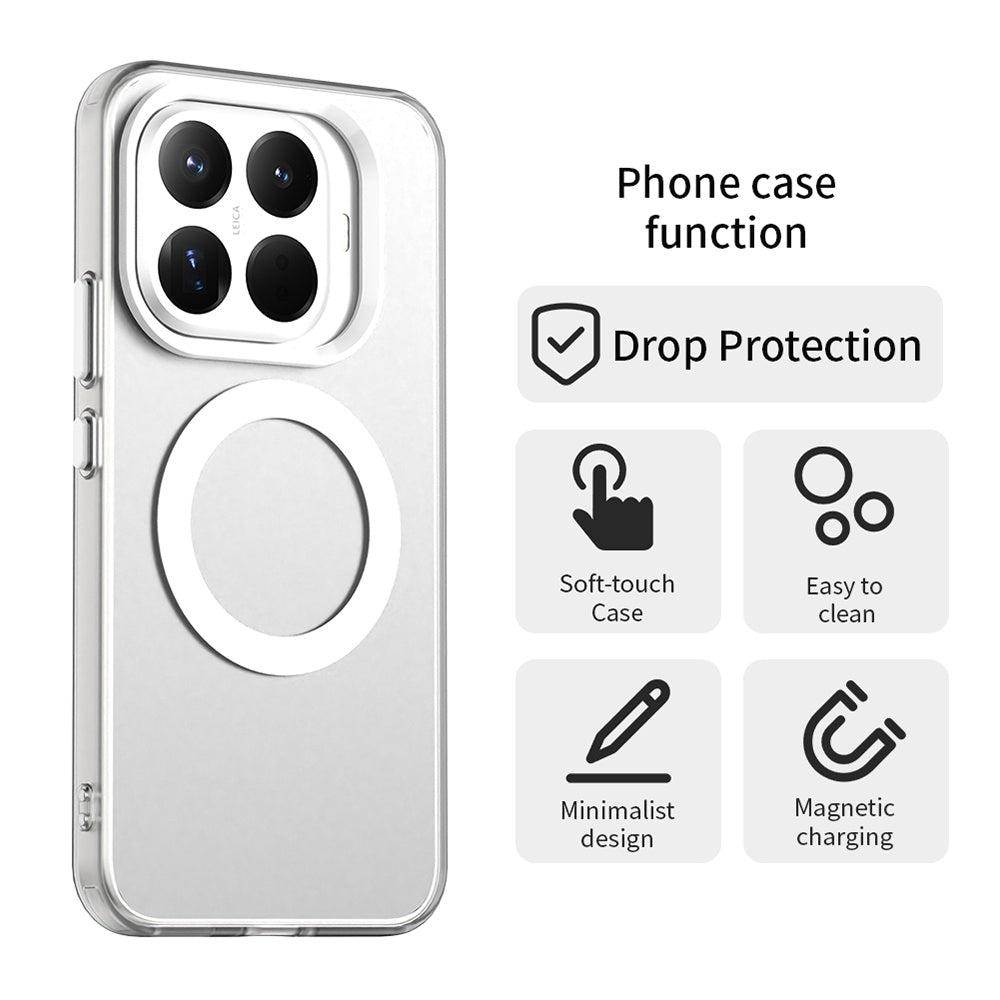 Калъф MagSafe за Xiaomi 15T Pro, Techsuit, CandyCase, Бял