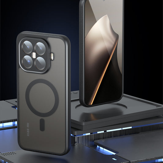 Калъф MagSafe за Xiaomi 15T Pro, Techsuit, PureFrost, Сатенено Черен