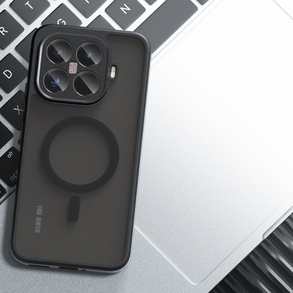 Калъф MagSafe за Xiaomi 15T Pro, Techsuit, PureFrost, Сатенено Черен