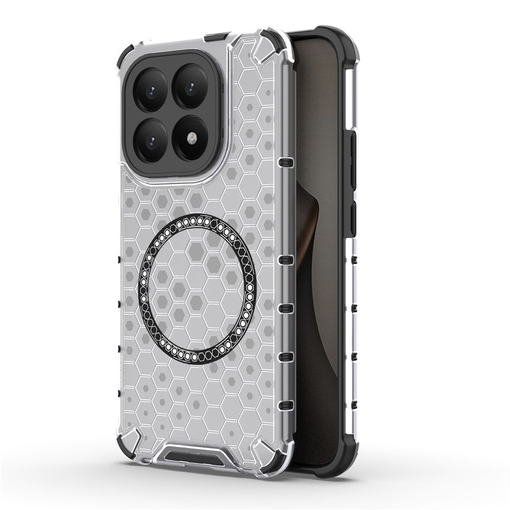 Калъф MagSafe за Xiaomi 15T, Techsuit, HoneyComb Shield, Бял
