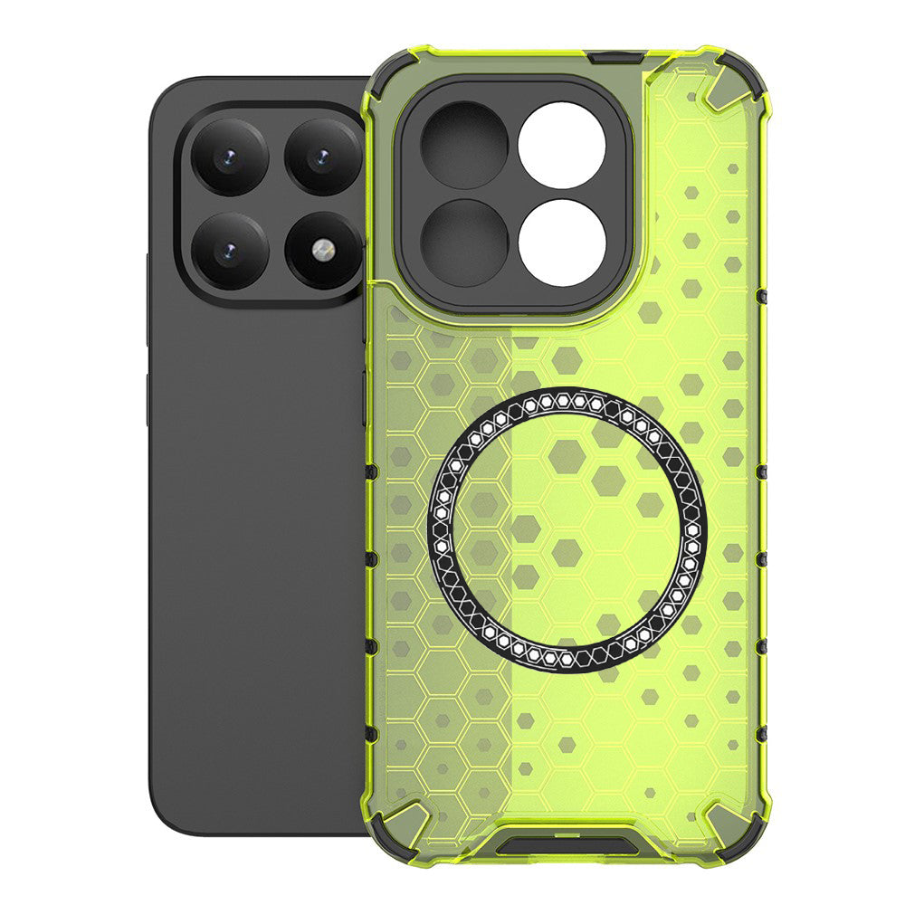 Калъф MagSafe за Xiaomi 15T, Techsuit, HoneyComb Shield, Зелен