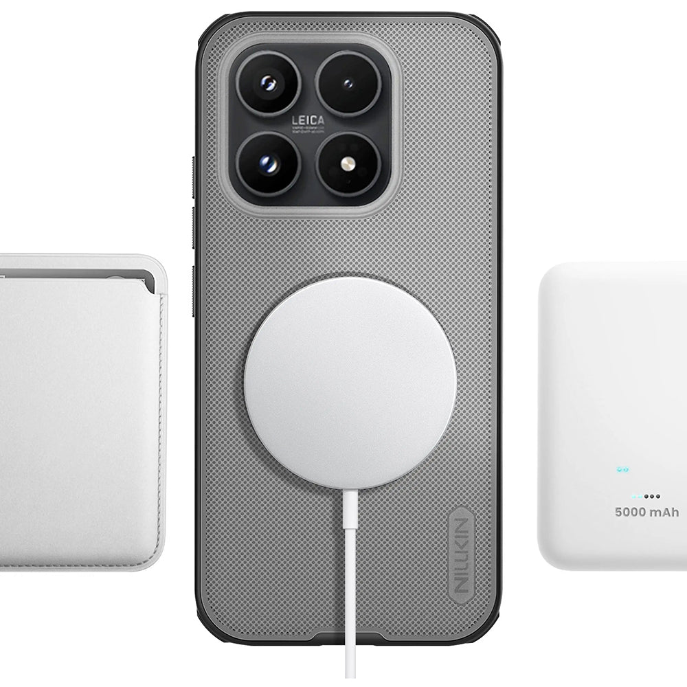 Калъф MagSafe за Xiaomi 17, Nillkin, Super Shield Pro, Черен Прозрачен Сатениран