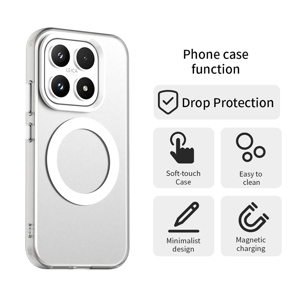 Калъф MagSafe за Xiaomi 17, Techsuit, CandyCase, Бял