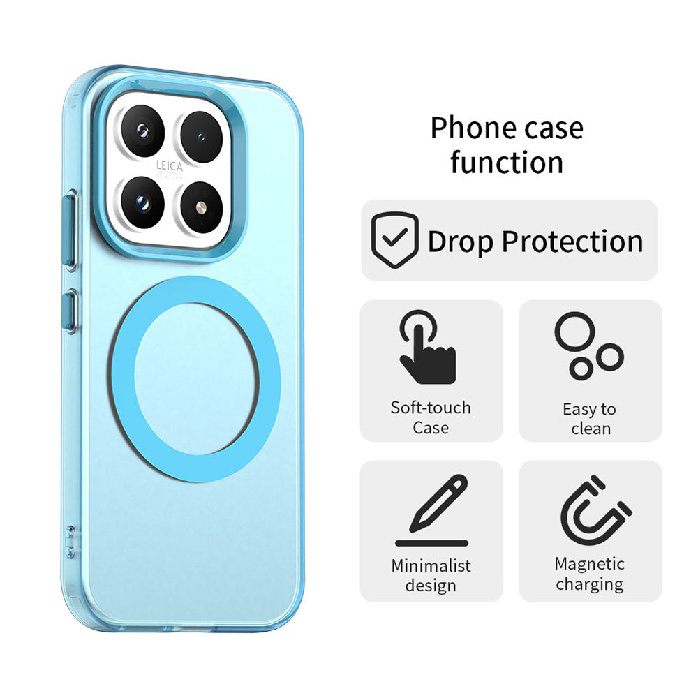 Калъф MagSafe за Xiaomi 17, Techsuit, CandyCase, Син