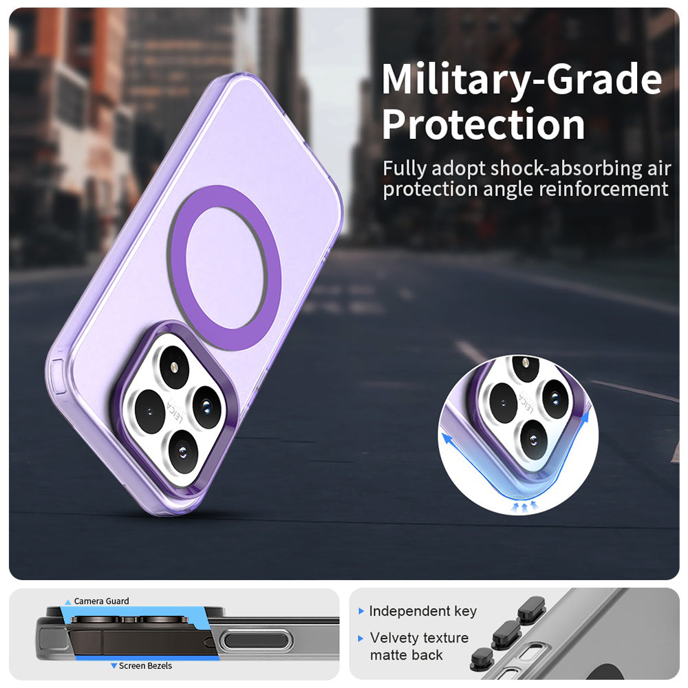 Калъф MagSafe за Xiaomi 17, Techsuit, CandyCase, Лилав
