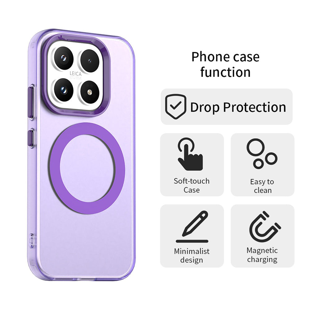 Калъф MagSafe за Xiaomi 17, Techsuit, CandyCase, Лилав