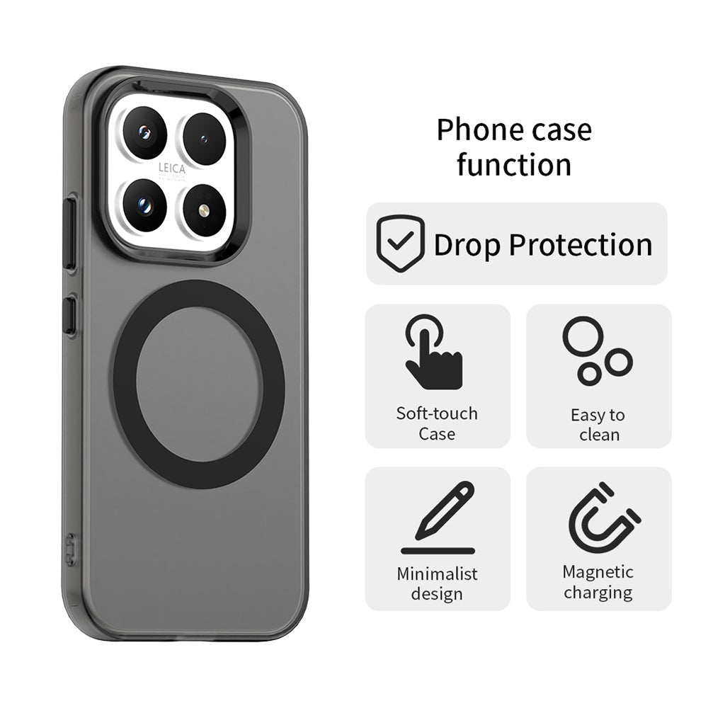 Калъф MagSafe за Xiaomi 17, Techsuit, CandyCase, Черен